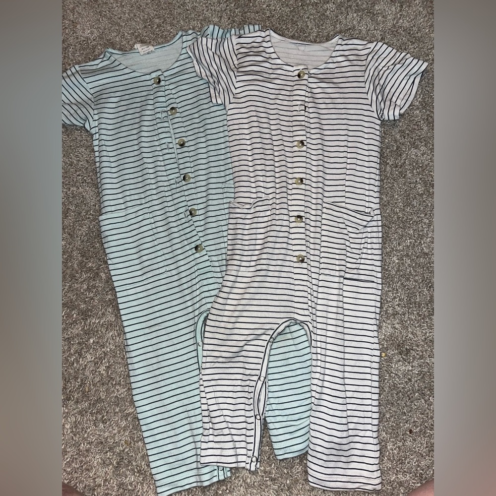 Kate Quinn bamboo Short Sleeve Romper Set
